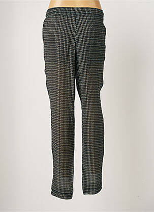Pantalon droit taille haute taille haute noir NUE 1904 femme