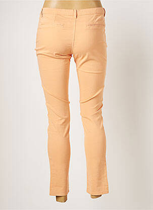 Pantalon 7/8 stretch taille normale orange SCHOOL RAG femme