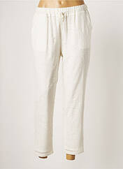 Pantalon 7/8 blanc SCHOOL RAG pour femme seconde vue