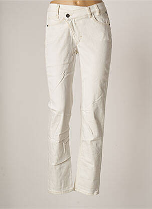 Jeans coupe droite blanc FREEMAN T.PORTER pour femme