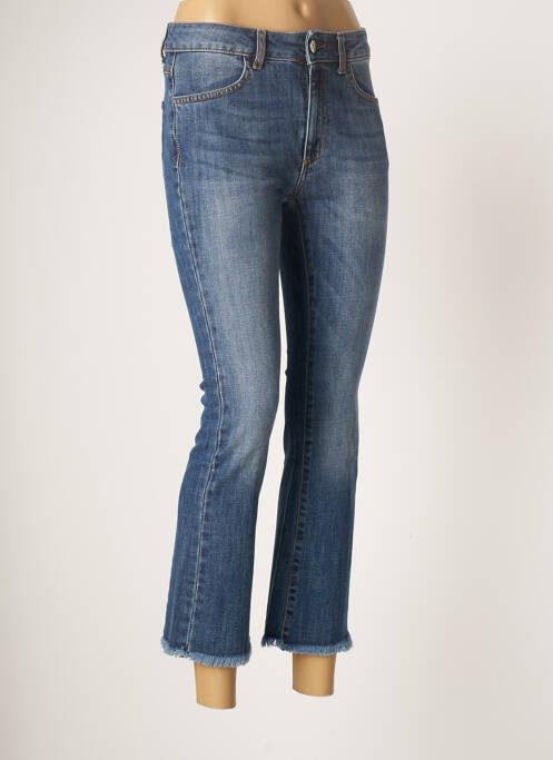 Jean coupe flare bleu LAUREN VIDAL pour femme