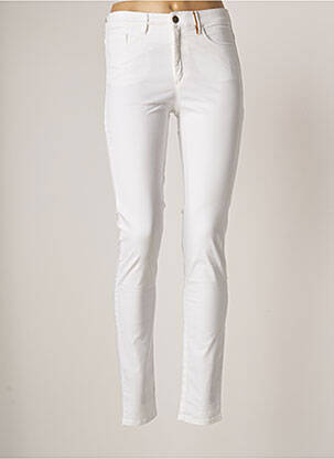 Pantalon slim stretch taille normale blanc COUTURIST femme