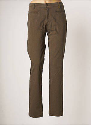 Pantalon slim stretch taille normale vert COUTURIST femme