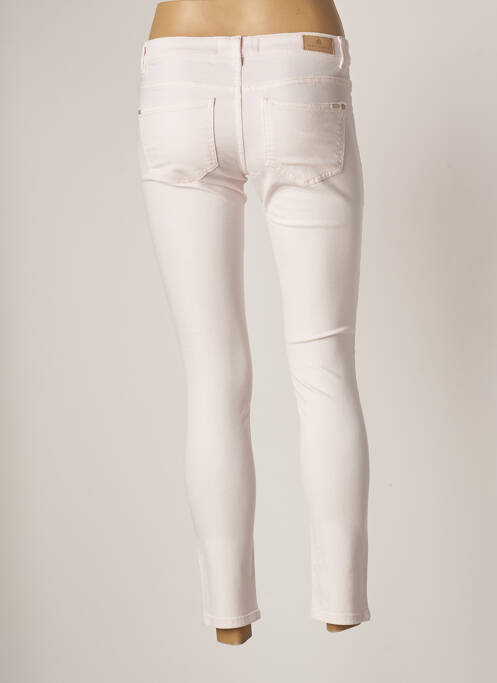 Jeans coupe slim rose IKKS pour femme