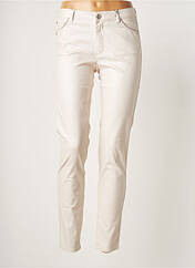 Pantalon slim beige EVA KAYAN pour femme seconde vue