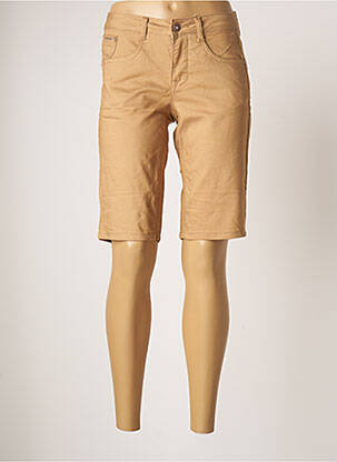Bermuda taille normale taille normale beige CREAM femme