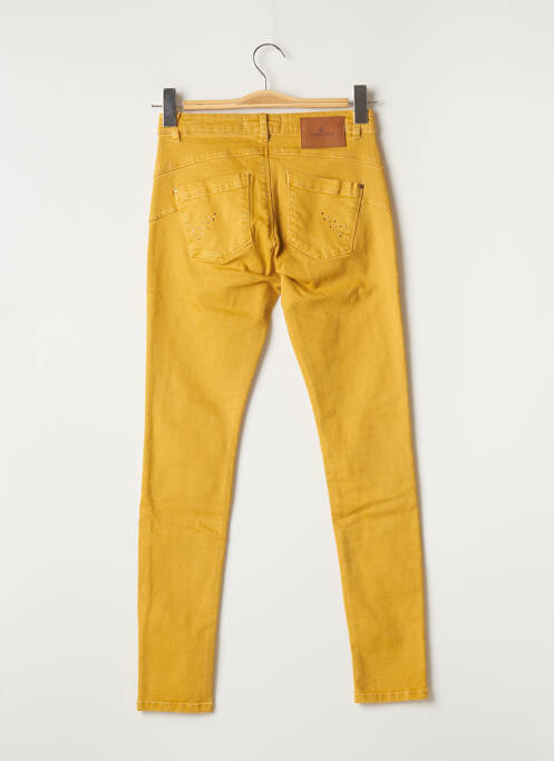 Jeans coupe slim jaune ONE STEP pour femme