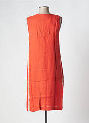 Robe mi-longue orange LA FÉE ATELIER BY LA FÉE MARABOUTÉE pour femme seconde vue