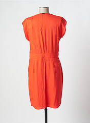 Robe mi-longue orange ONE STEP pour femme seconde vue