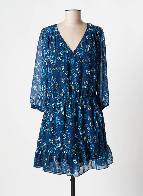 Robe courte bleu IKKS pour femme