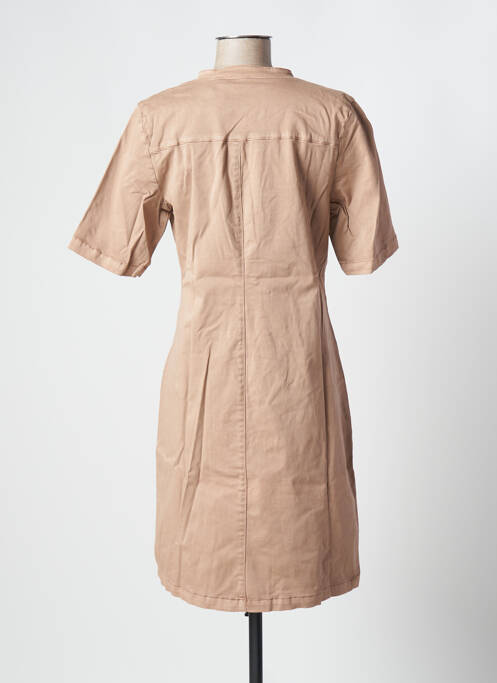 Robe mi-longue beige CREAM pour femme