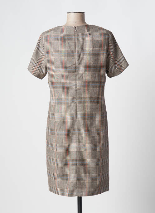 Robe mi-longue marron RIVER WOODS pour femme