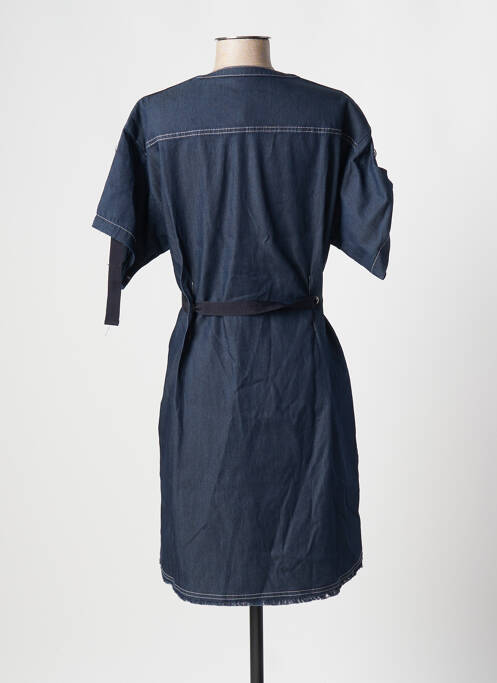 Robe mi-longue bleu EVA KAYAN pour femme