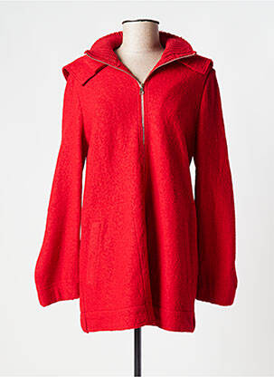 Manteau long rouge MARIA BELLENTANI pour femme