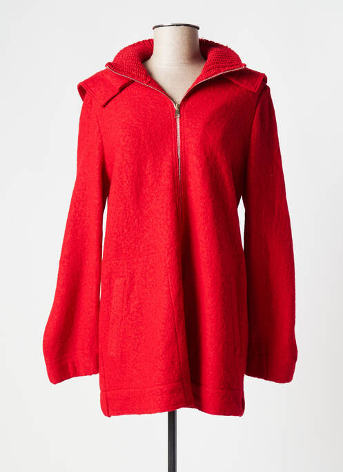 Manteau long rouge MARIA BELLENTANI pour femme