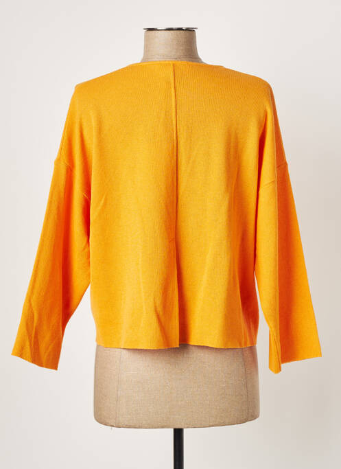 Gilet manches longues orange LA FEE MARABOUTEE pour femme