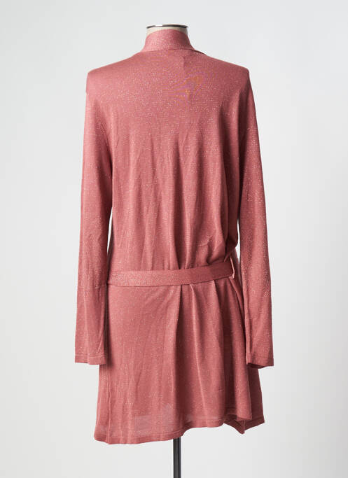 Gilet manches longues rose EVA KAYAN pour femme