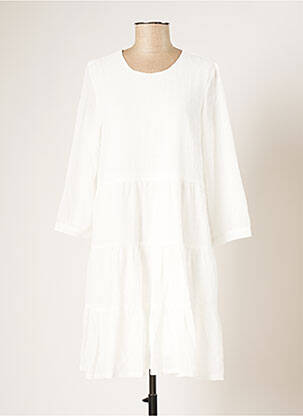Robe courte blanc LILI SIDONIO pour femme