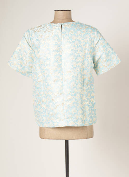 Top bleu ICHI pour femme