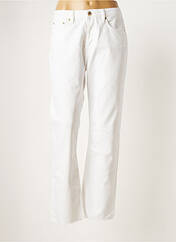 Jeans coupe droite blanc REIKO pour femme seconde vue