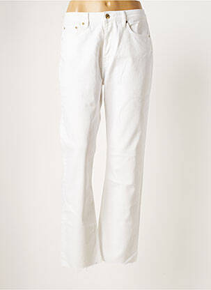 Jeans coupe droite blanc REIKO pour femme