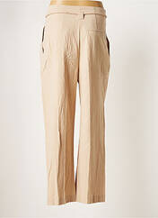 Pantalon large beige ICHI pour femme seconde vue