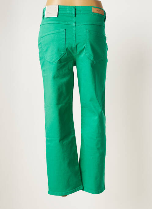 Jeans coupe droite vert ICHI pour femme