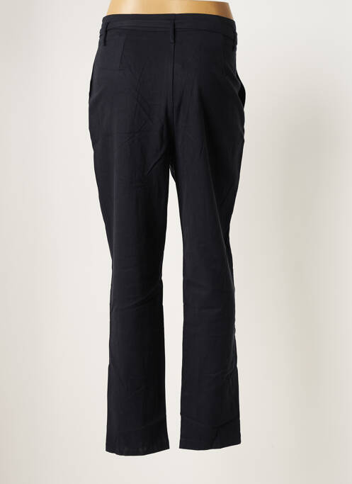 Pantalon droit bleu LAURE + MAX pour femme
