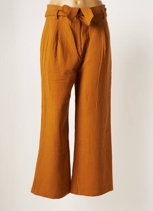 Pantalon large marron FRNCH pour femme