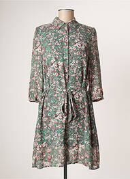 Robe courte manches 3/4 manches 3/4 vert IT HIPPIE femme