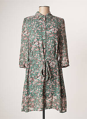 Robe courte manches 3/4 manches 3/4 vert IT HIPPIE femme