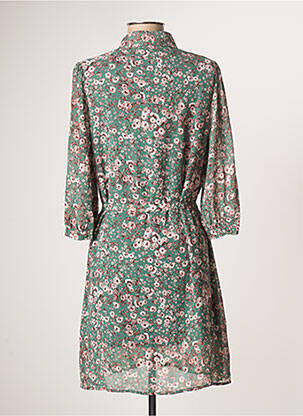 Robe courte manches 3/4 manches 3/4 vert IT HIPPIE femme