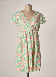 Robe courte coupe évasée manches courtes blanc VERO MODA femme