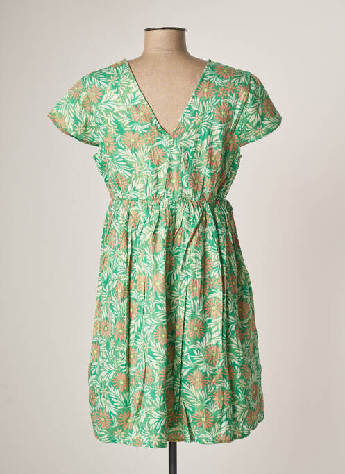 Robe courte vert VERO MODA pour femme