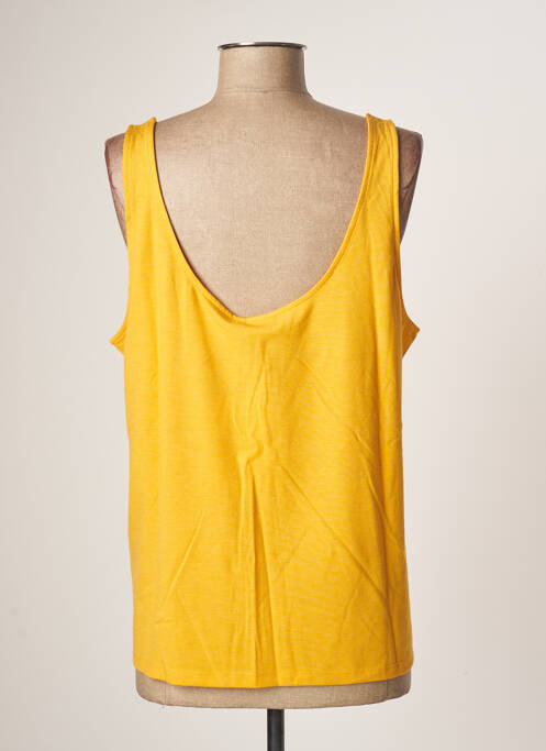 Débardeur jaune ICHI pour femme