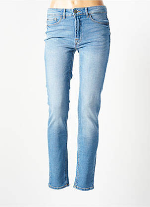 Jeans skinny tissage brut taille normale bleu ICHI femme