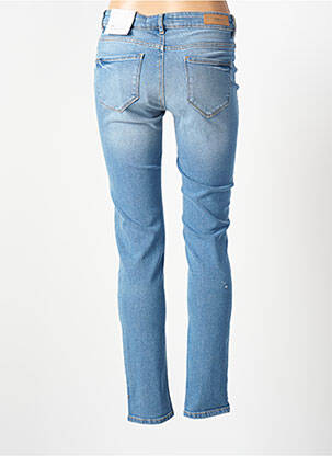 Jeans skinny tissage brut taille normale bleu ICHI femme