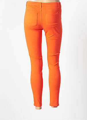 Pantalon slim broderie rivets taille normale orange VERO MODA femme