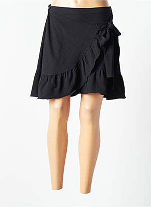 Jupe courte taille élastique noir VERO MODA femme