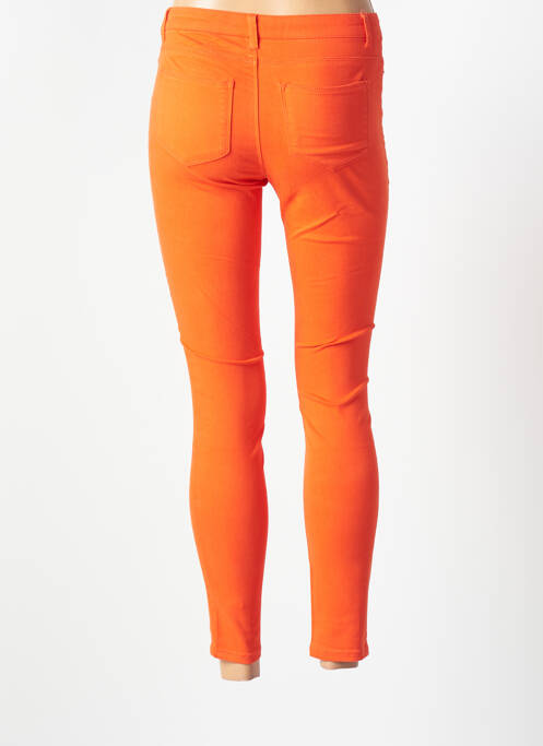 Pantalon slim orange VERO MODA pour femme