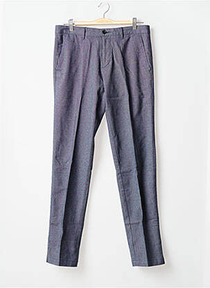 Pantalon chino tissage chiné taille normale bleu HUGO BOSS homme