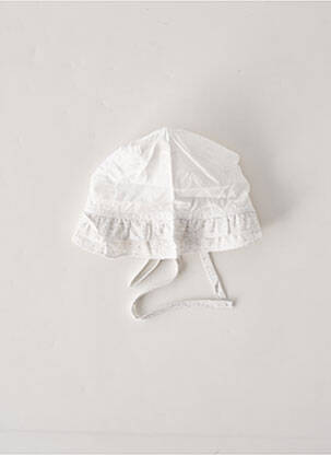Chapeau blanc COUDEMAIL pour fille