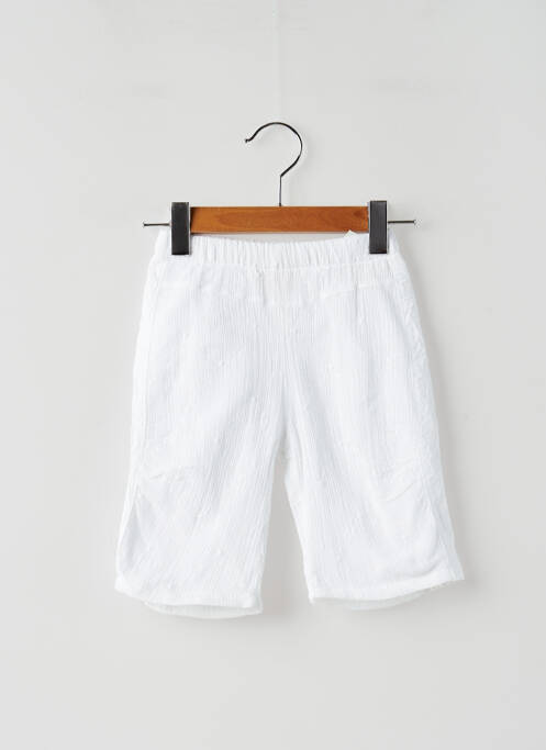 Pantalon droit blanc TAPIOCA pour fille