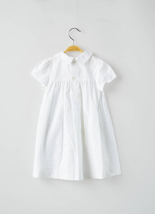 Robe mi-longue blanc BFD CREATION pour fille