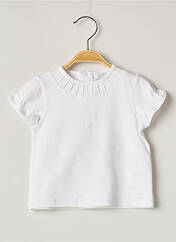 T-shirt blanc COUDEMAIL pour fille seconde vue
