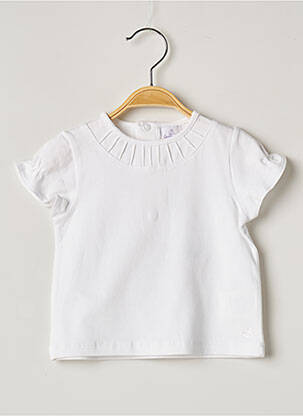 T-shirt blanc COUDEMAIL pour fille