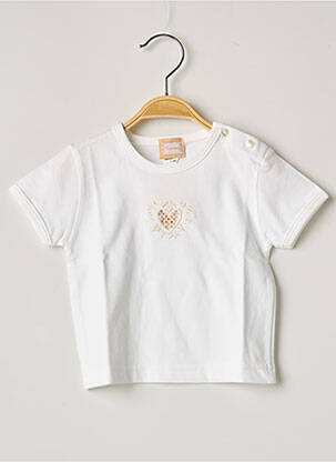 T-shirt blanc TAPIOCA pour fille