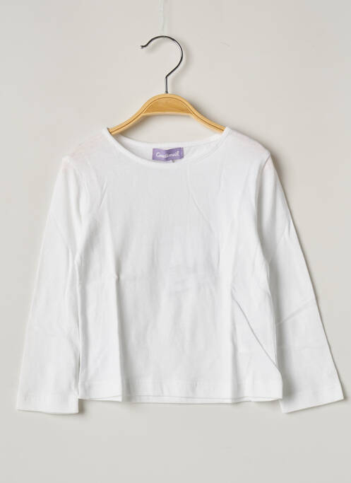 T-shirt blanc COUDEMAIL pour fille