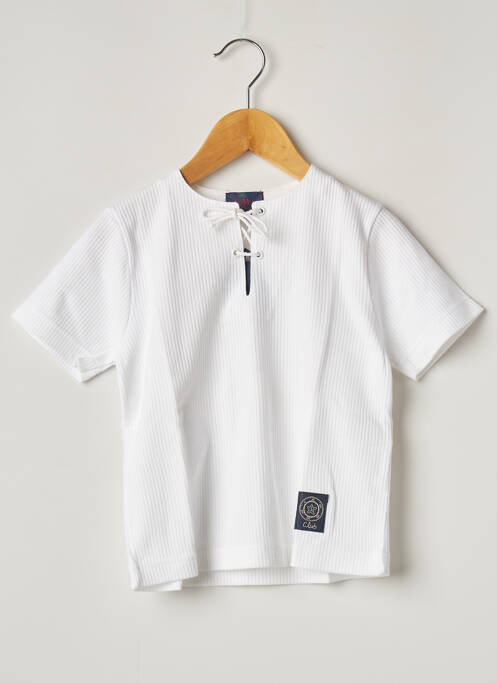 T-shirt blanc COUDEMAIL pour garçon