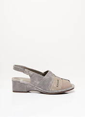 Sandales/Nu pieds gris ARA pour femme seconde vue